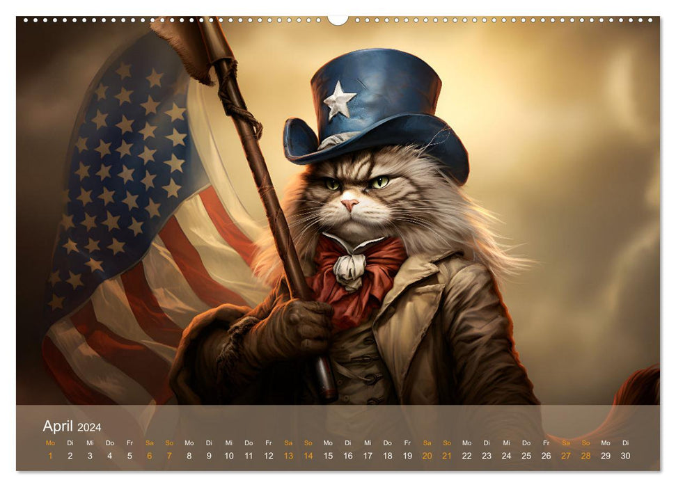 Charaktiere Katzen dieser Welt (CALVENDO Wandkalender 2024)