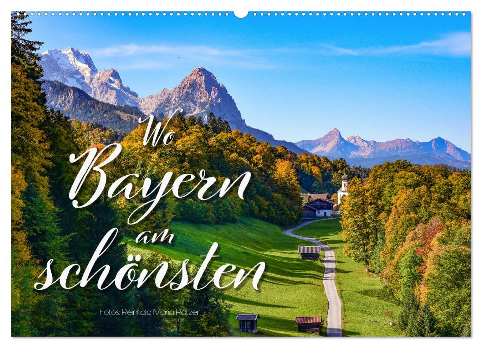 Wo Bayern am schönsten ist (CALVENDO Wandkalender 2024)
