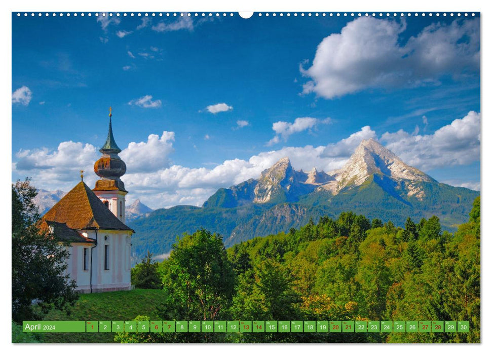 Wo Bayern am schönsten ist (CALVENDO Premium Wandkalender 2024)