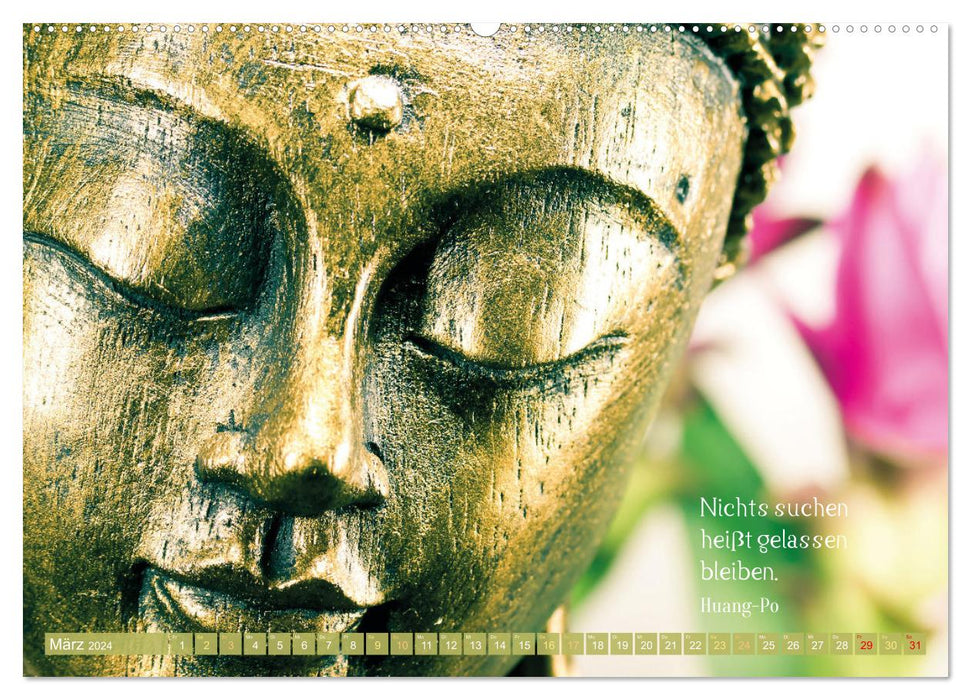 Natur-Meditationen - Nimm Dir Zeit (CALVENDO Wandkalender 2024)