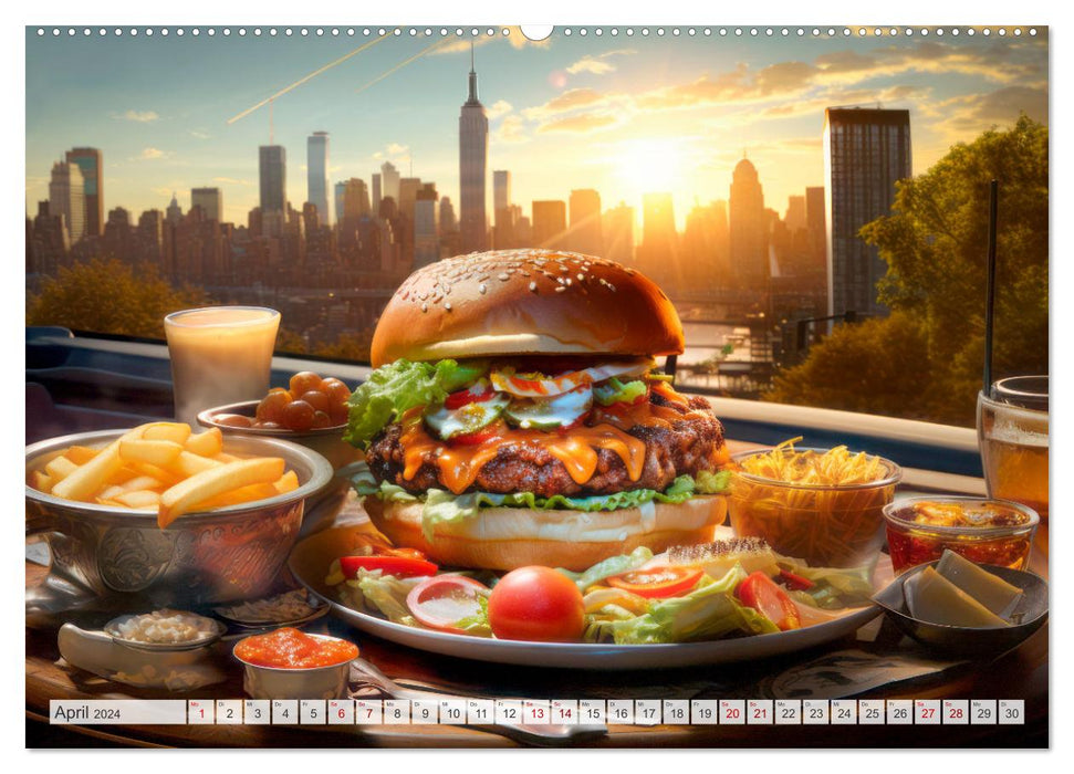 STREET FOOD Genuss International (CALVENDO Premium Wandkalender 2024)