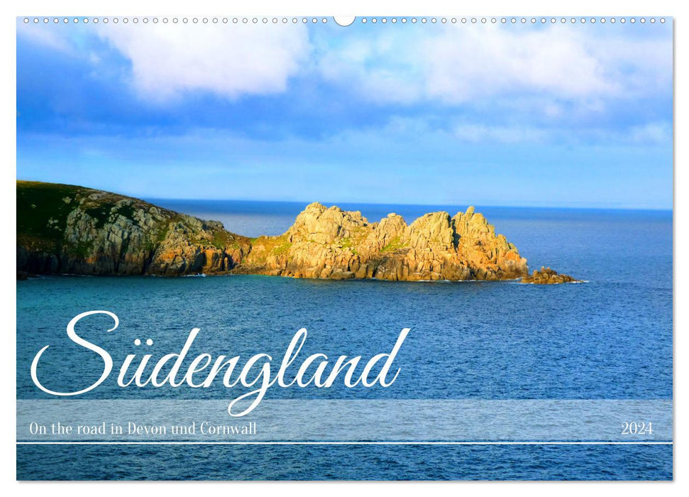 Südengland - On the road in Devon und Cornwall (CALVENDO Wandkalender 2024)