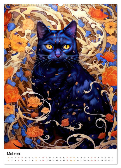 Katzen Zen (CALVENDO Wandkalender 2024)