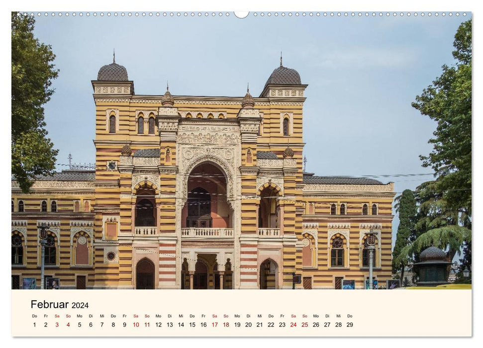 Tiflis - Die Metropole Georgiens (CALVENDO Premium Wandkalender 2024)