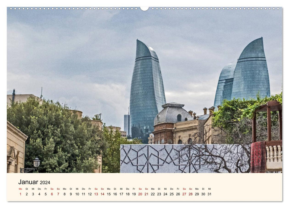 Der Kaukasus - Entdeckungen zwischen Asien und Europa (CALVENDO Premium Wandkalender 2024)