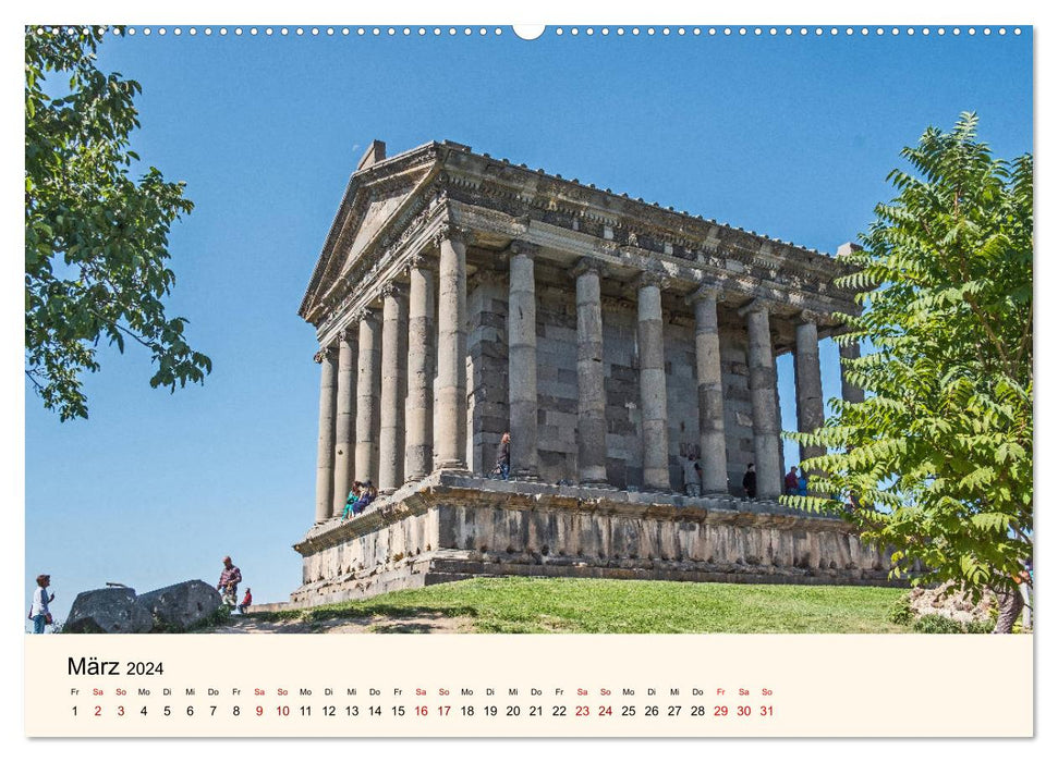 Der Kaukasus - Entdeckungen zwischen Asien und Europa (CALVENDO Premium Wandkalender 2024)