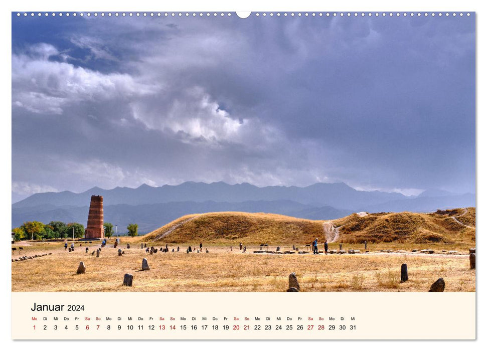 Kirgistan - Traumhafte Landschaften (CALVENDO Premium Wandkalender 2024)