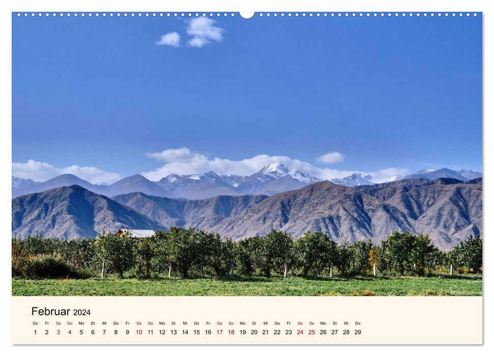 Kirgistan - Traumhafte Landschaften (CALVENDO Premium Wandkalender 2024)