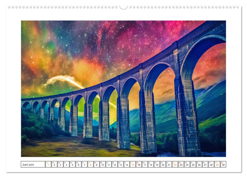 Berühmte Brückenwunder (CALVENDO Wandkalender 2024)
