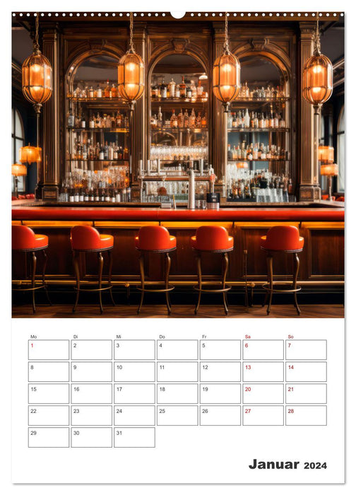 Bar- und Lounge-Atmosphäre (CALVENDO Premium Wandkalender 2024)