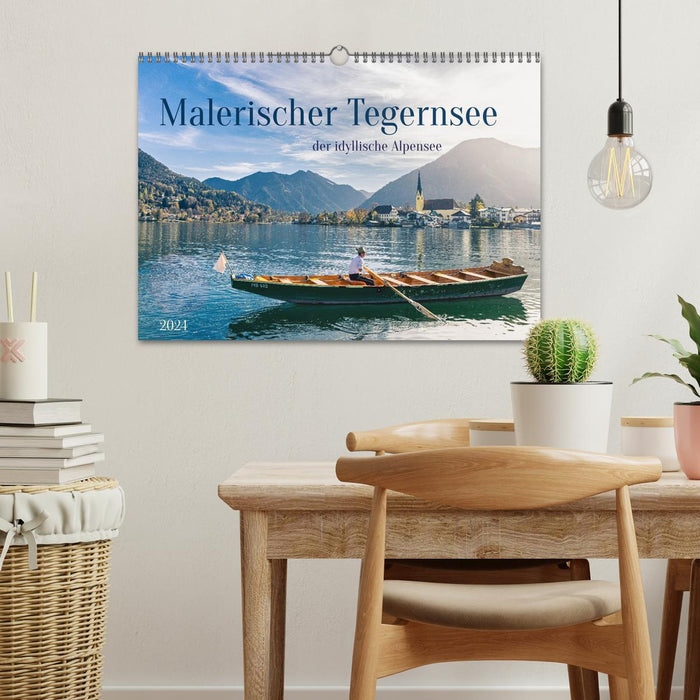 Malerischer Tegernsee (CALVENDO Wandkalender 2024)