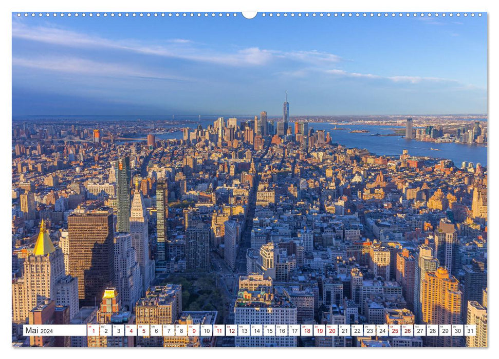 New York City Manhattan Perspektiven (CALVENDO Wandkalender 2024)