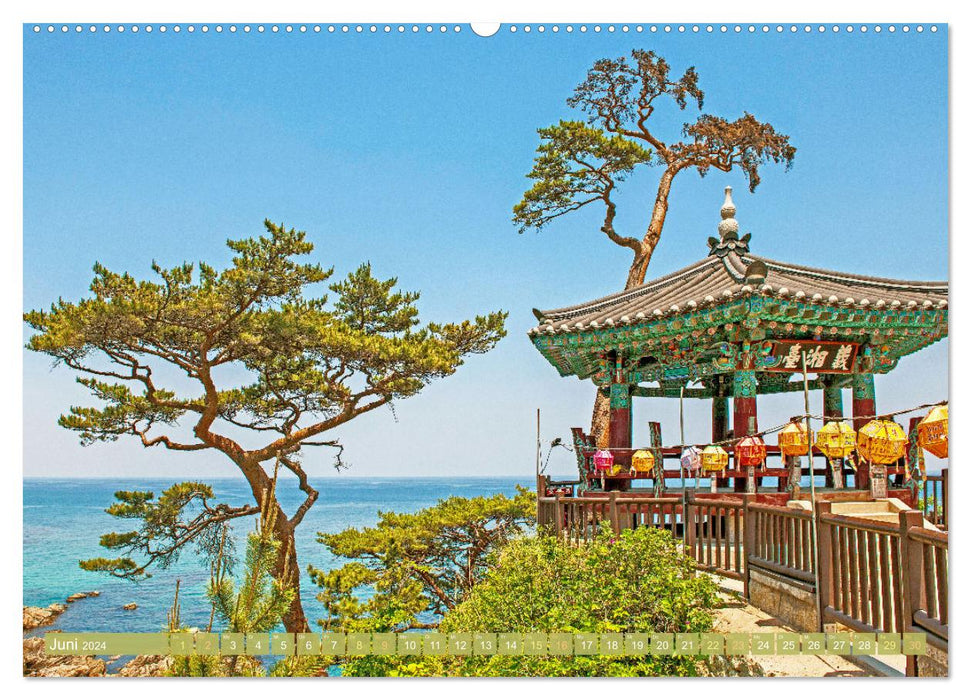 Südkorea: Zwischen gelbem und japanischem Meer (CALVENDO Wandkalender 2024)