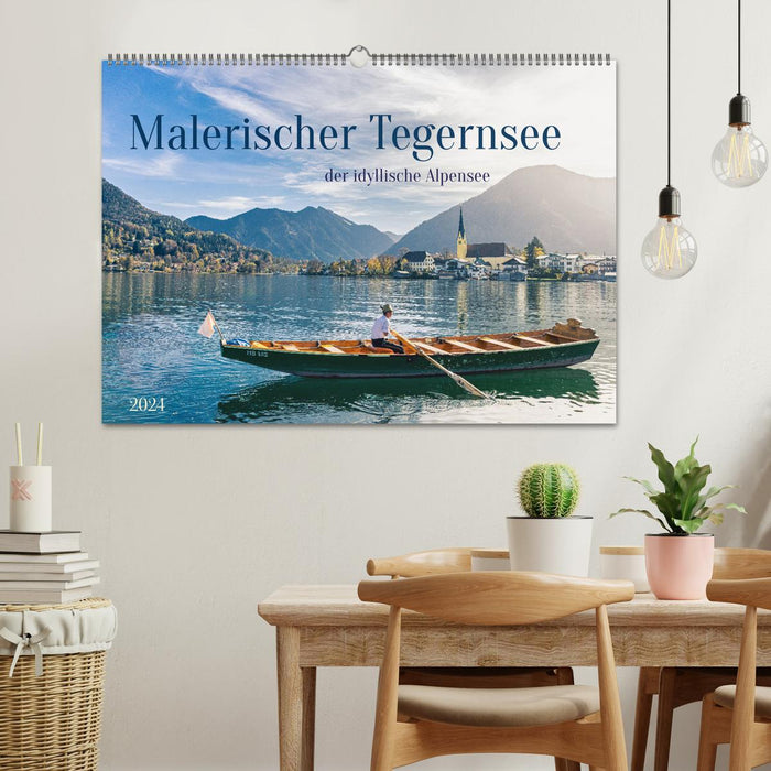 Malerischer Tegernsee (CALVENDO Wandkalender 2024)
