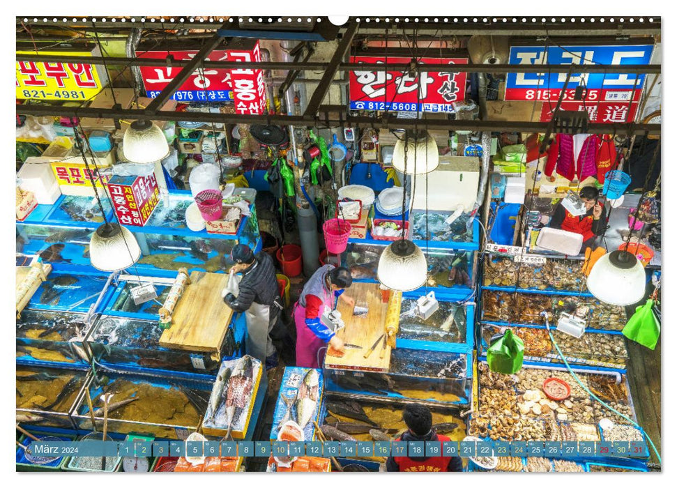 Südkorea: Zwischen gelbem und japanischem Meer (CALVENDO Premium Wandkalender 2024)