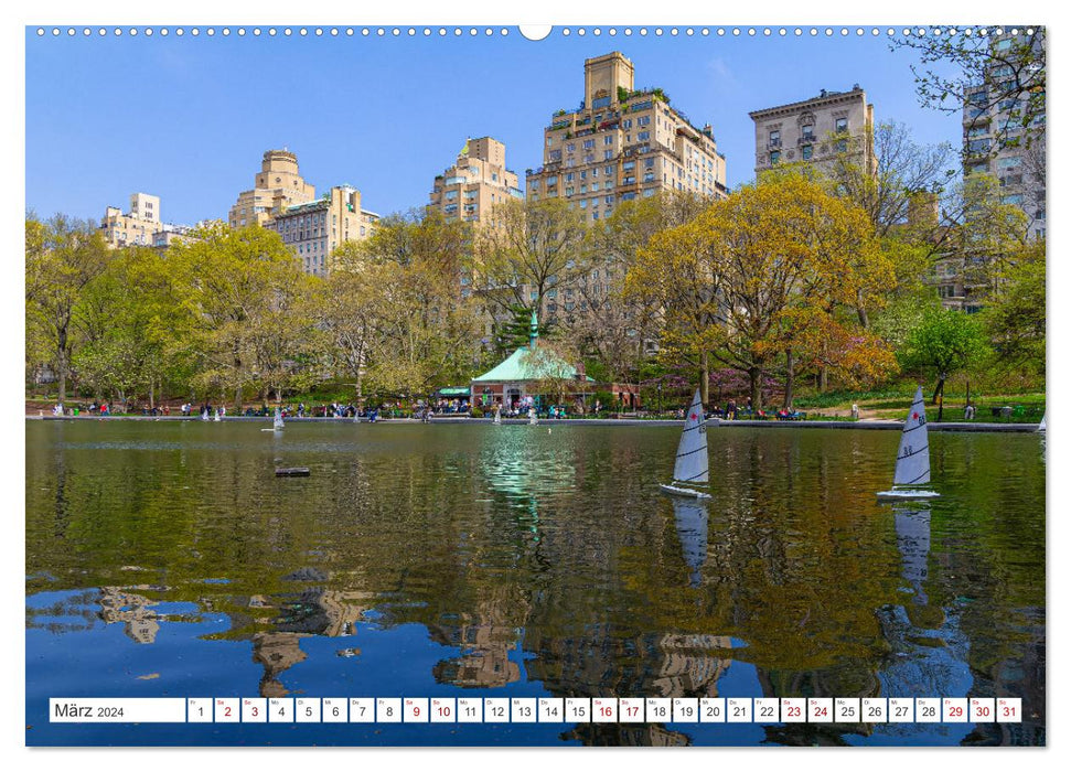 New York City Manhattan Perspektiven (CALVENDO Premium Wandkalender 2024)