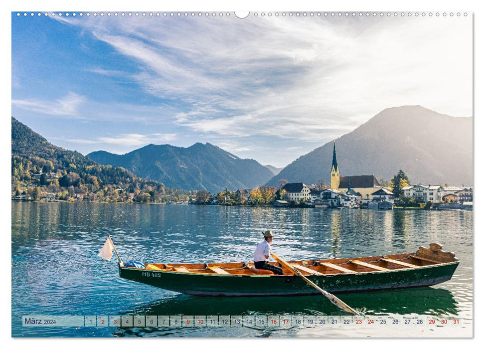 Malerischer Tegernsee (CALVENDO Premium Wandkalender 2024)