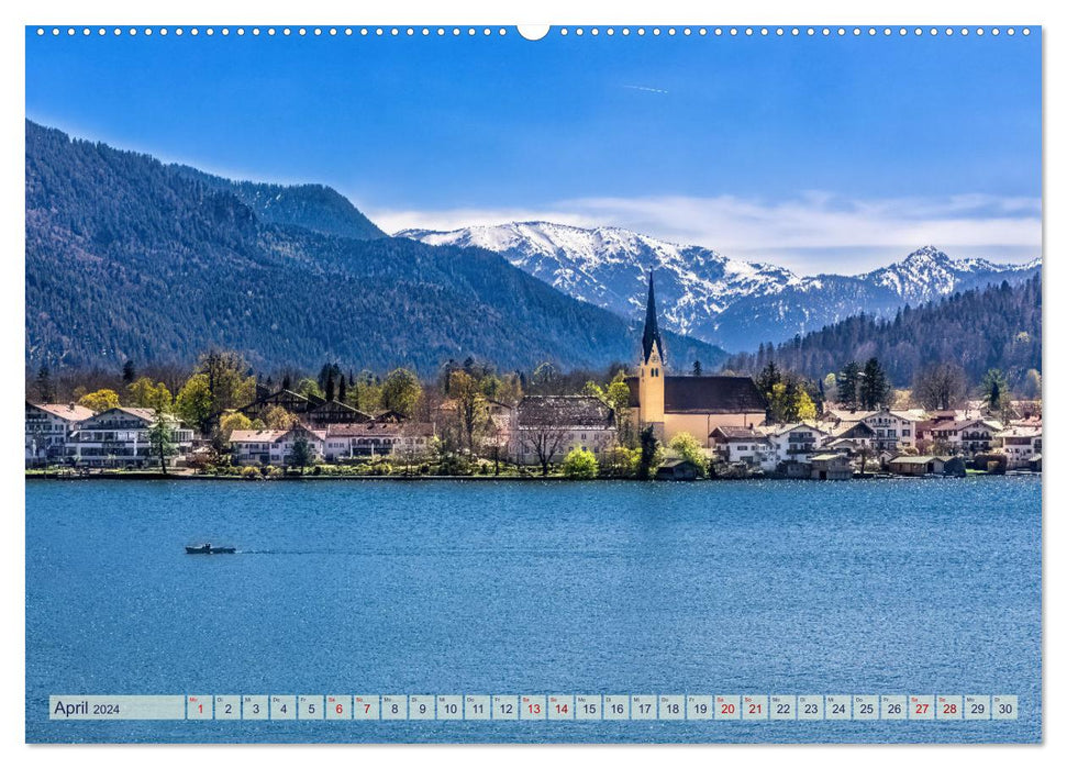Malerischer Tegernsee (CALVENDO Premium Wandkalender 2024)