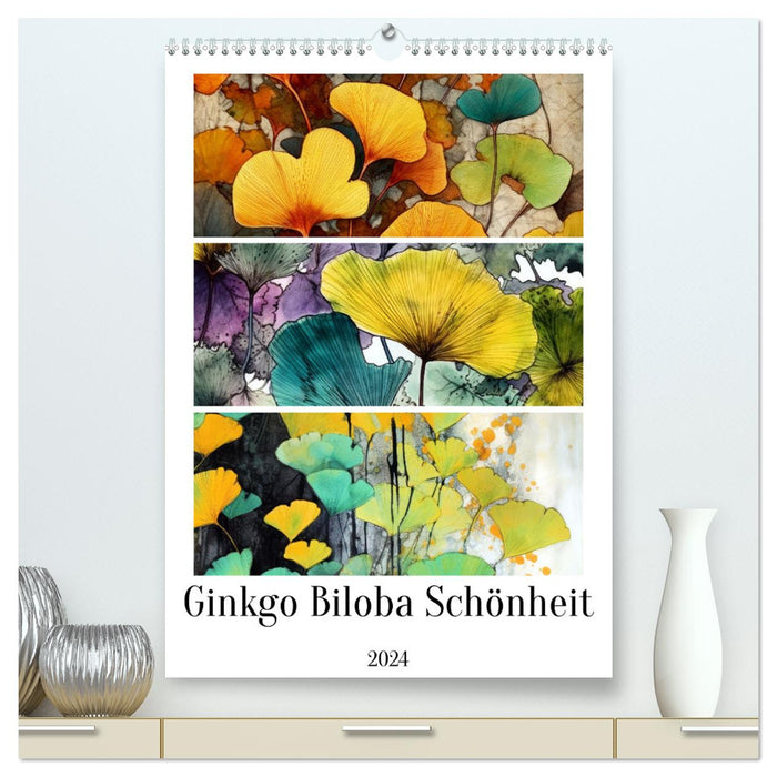 Ginkgo Biloba Schönheit (CALVENDO Premium Wandkalender 2024)