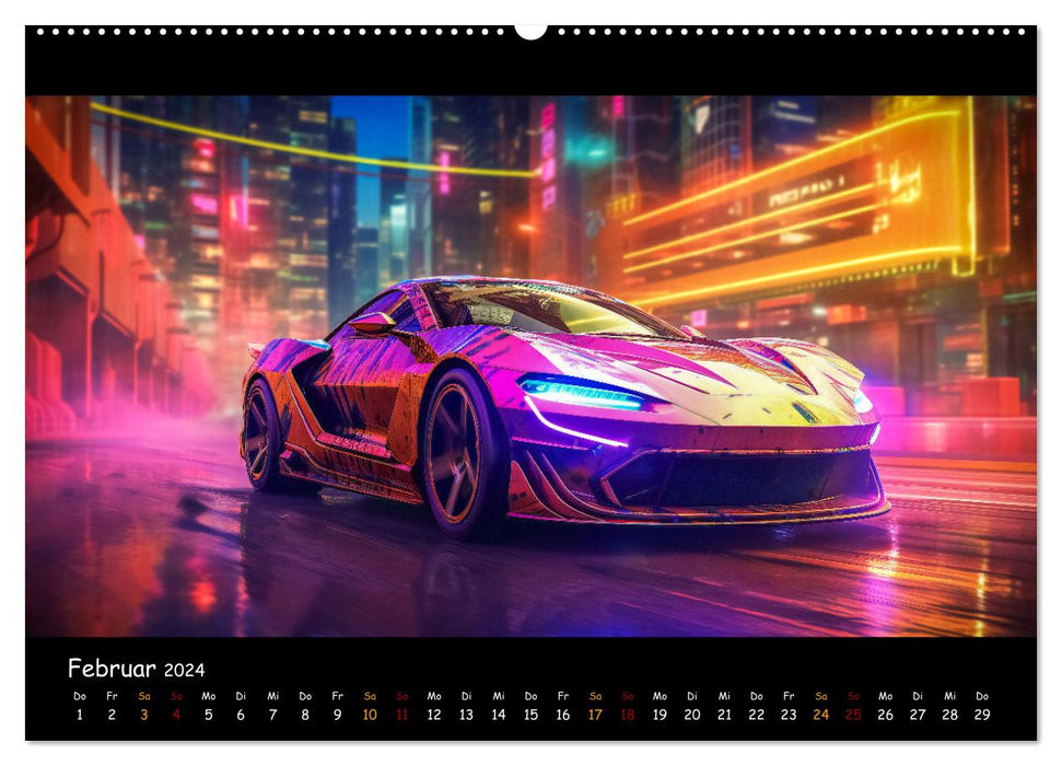 Im Rausch der Geschwindigkeit (CALVENDO Premium Wandkalender 2024)