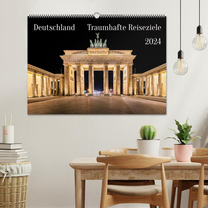 Allemagne - Destinations de voyage fantastiques (Calendrier mural CALVENDO 2024) 