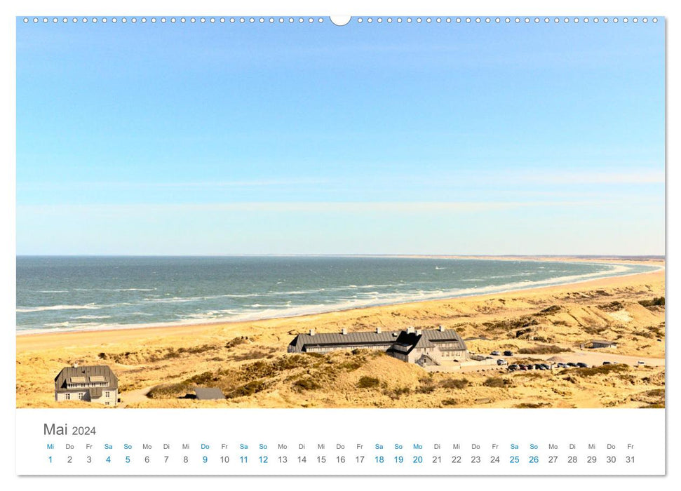 Nord du Jutland – Bienvenue au pays de la lumière (Calvendo Premium Wall Calendar 2024) 