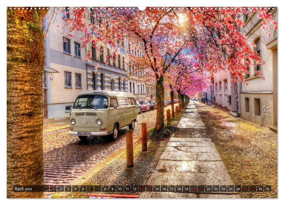 Ma belle Halle Saale 2024 (Calvendo Premium Wall Calendar 2024) 