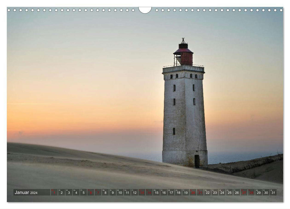 Rubjerg Knude Fyr - Ein Leuchtturm auf Abwegen (CALVENDO Wandkalender 2024)