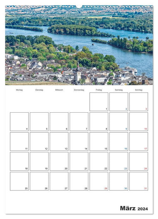 Planificateur de rendez-vous Rheingau (calendrier mural CALVENDO 2024) 