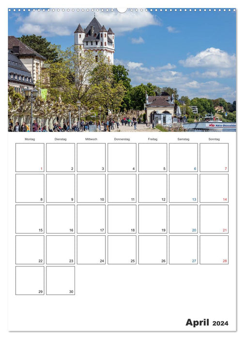Planificateur de rendez-vous Rheingau (calendrier mural CALVENDO 2024) 