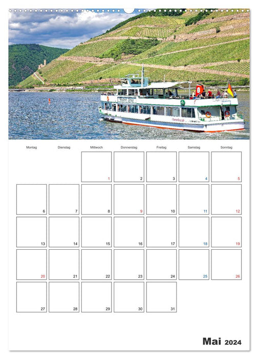 Rheingau Terminplaner (CALVENDO Wandkalender 2024)