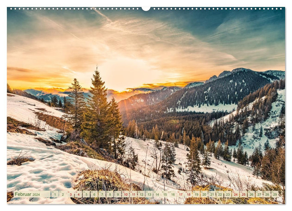 Idyllische Landschaften am Tegernsee (CALVENDO Premium Wandkalender 2024)
