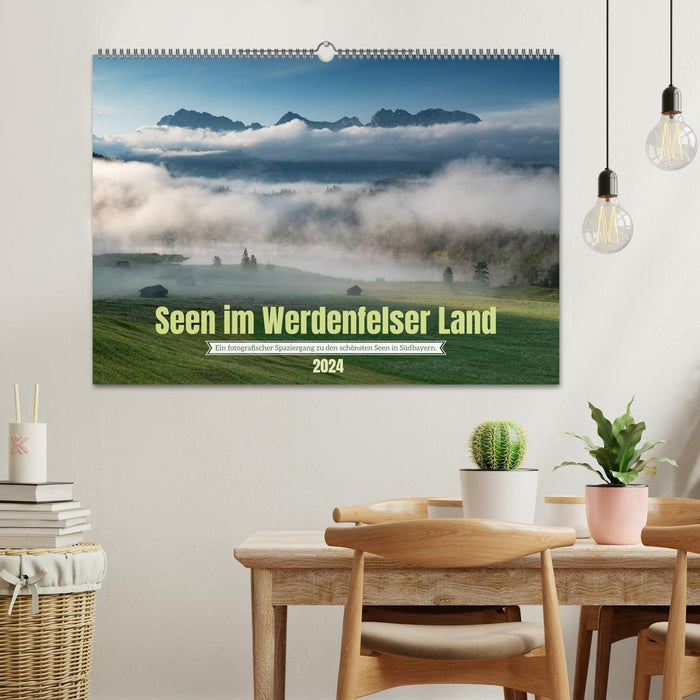 Lacs du pays de Werdenfelser (calendrier mural CALVENDO 2024)