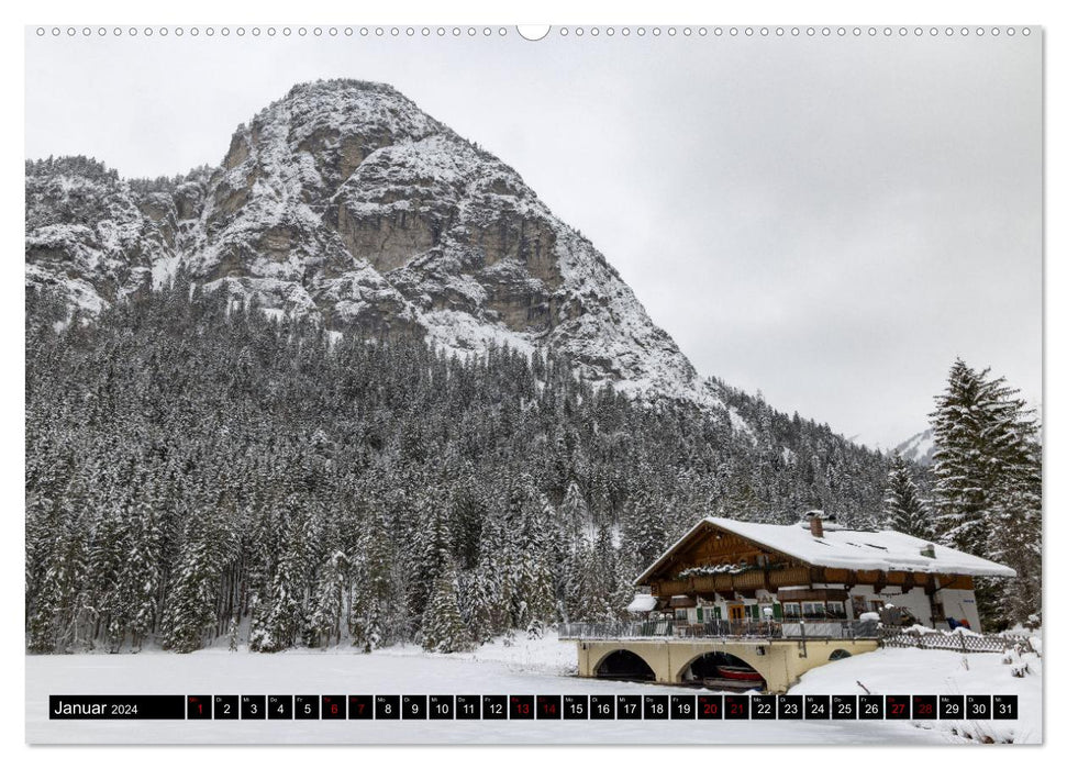 Lacs du pays de Werdenfelser (calendrier mural CALVENDO 2024)