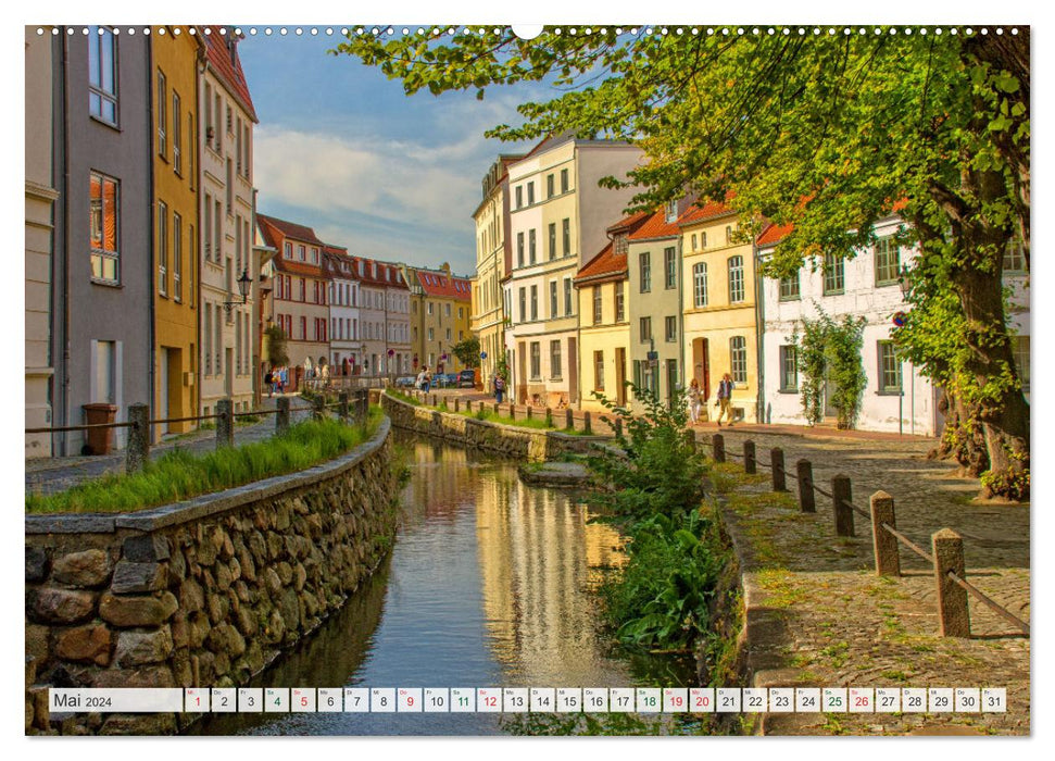 Wismar – Eine Hansestadt mit viel Charme (CALVENDO Premium Wandkalender 2024)