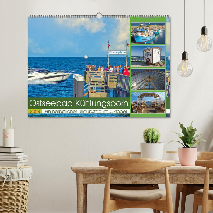 Ostseebad Kühlungsborn – Ein herbstlicher Urlaubstag im Oktober (CALVENDO Wandkalender 2024)