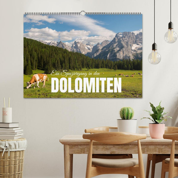 Ein Spaziergang in den Dolomiten (CALVENDO Wandkalender 2024)