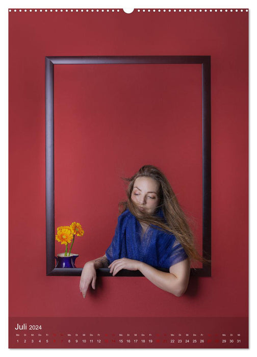 framed portraits - fine art Fotografie von Michael Allmaier (CALVENDO Premium Wandkalender 2024)