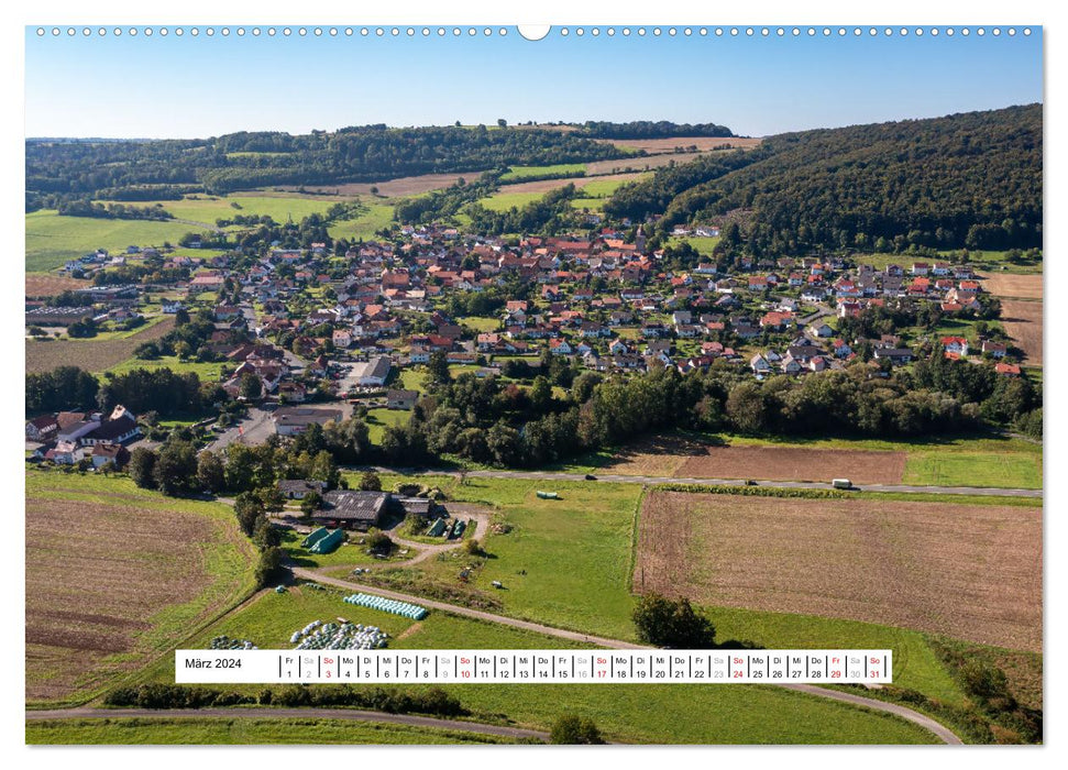 Die Ringgau Dörfer (CALVENDO Premium Wandkalender 2024)