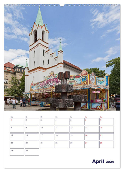 Cottbus Kleinod in der Lausitz (CALVENDO Wandkalender 2024)
