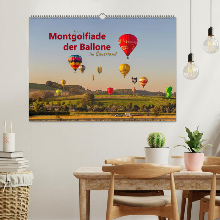 Montgolfiade der Ballone im Sauerland (CALVENDO Wandkalender 2024)