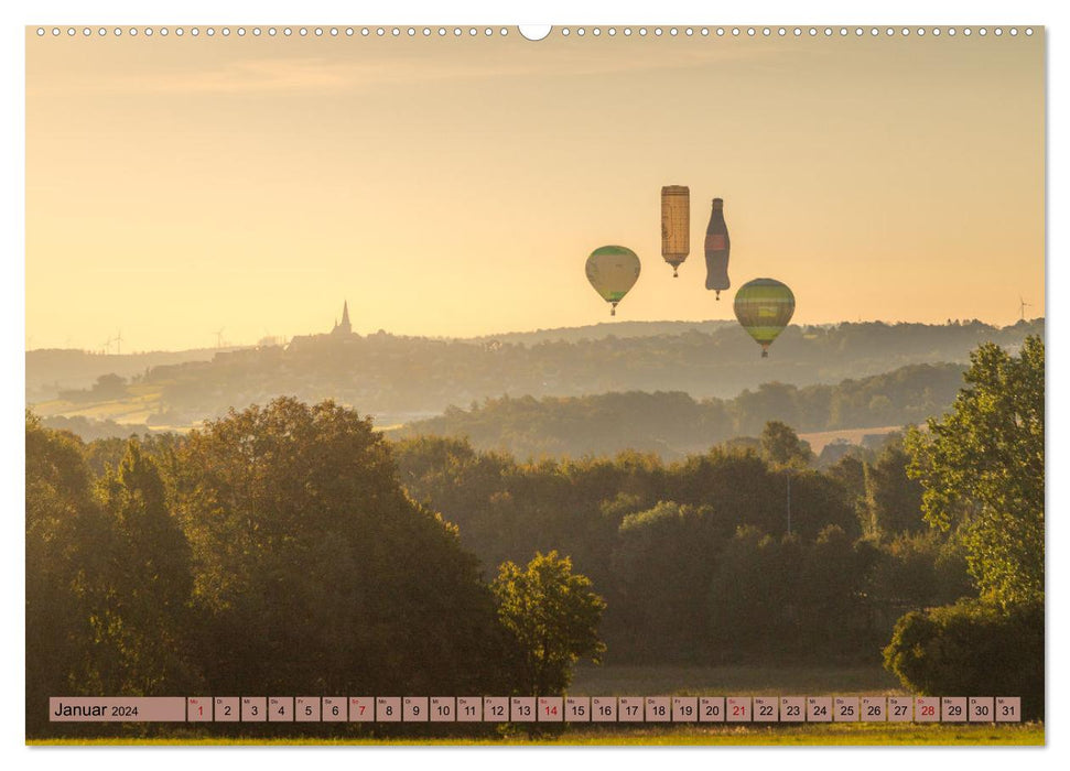 Montgolfiade der Ballone im Sauerland (CALVENDO Wandkalender 2024)