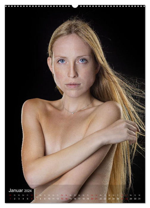 beauty faces - fotografien von michael allmaier (CALVENDO Wandkalender 2024)