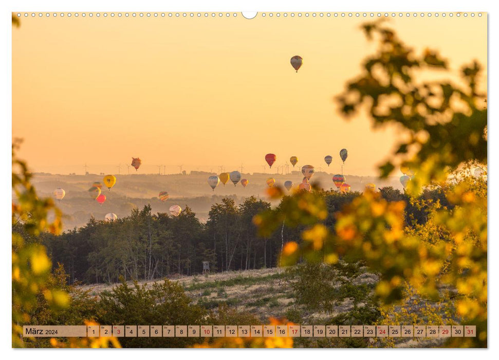 Montgolfiade der Ballone im Sauerland (CALVENDO Premium Wandkalender 2024)