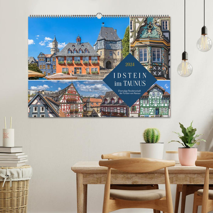 Idstein im Taunus - Ehemalige Residenzstadt der Fürsten von Nassau (CALVENDO Wandkalender 2024)