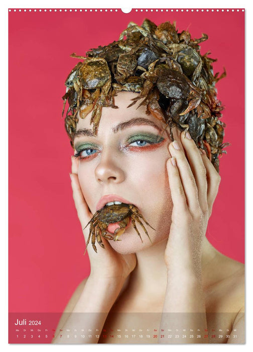beauty faces - fotografien von michael allmaier (CALVENDO Premium Wandkalender 2024)