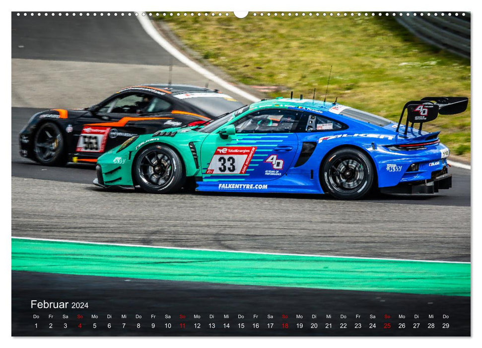Motorsportkunst aus Weissach (CALVENDO Premium Wandkalender 2024)