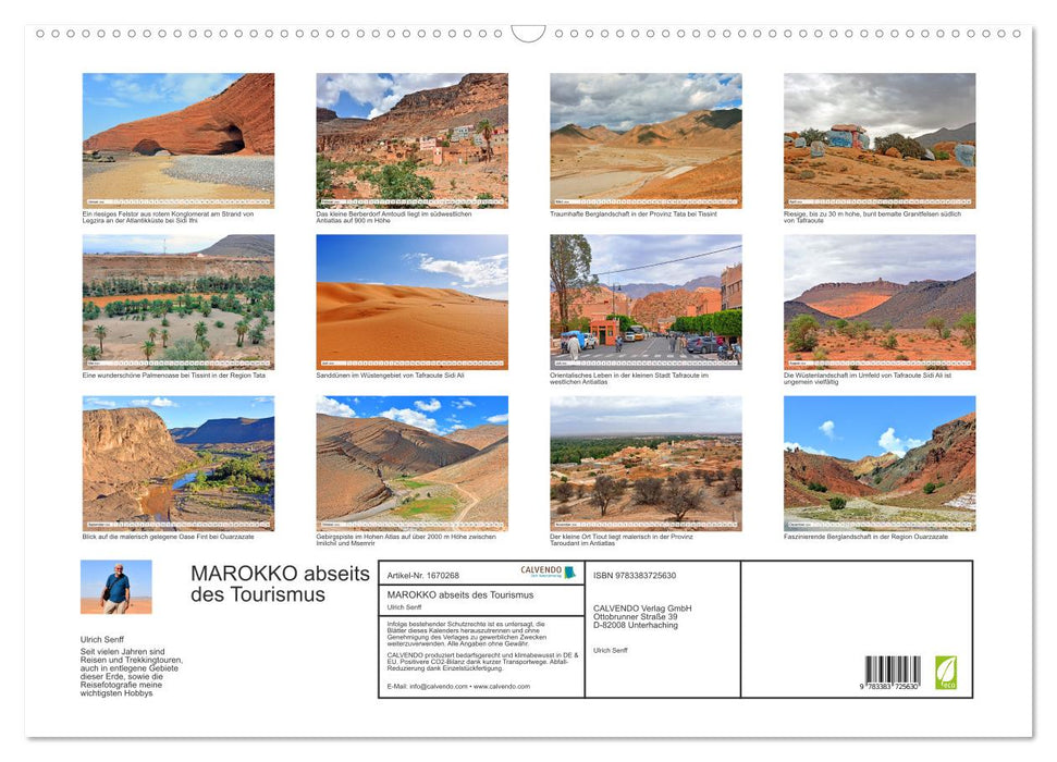 MAROKKO abseits des Tourismus (CALVENDO Wandkalender 2024)