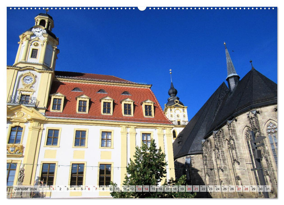 Burgenlandkreis - Naumburg, Weißenfels, Zeitz (CALVENDO Wandkalender 2024)