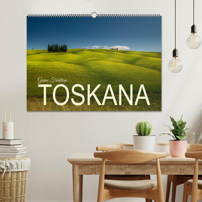 Grüne Farbtöne Toskana (CALVENDO Wandkalender 2024)
